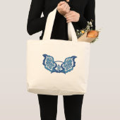 Nature-Inspired Tote Bag:A Touch of Elegance ラージトートバッグ (正面(商品))