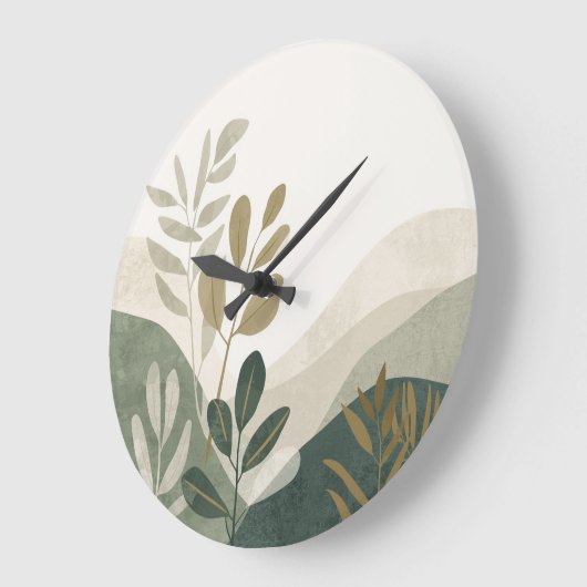 Nature Inspired Wall Clock  ラージ壁時計 (傾斜)