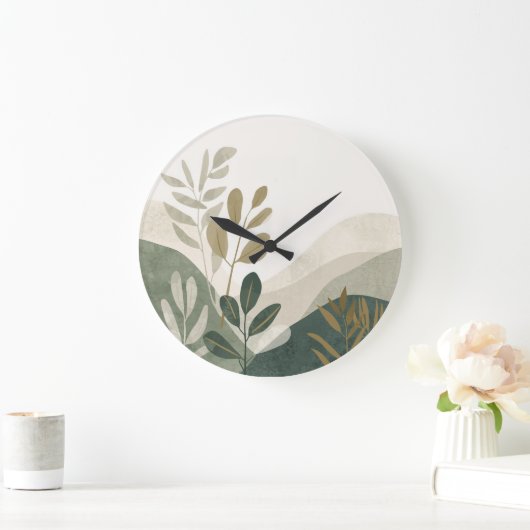 Nature Inspired Wall Clock  ラージ壁時計 (ホーム)
