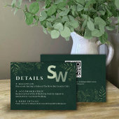 Nature Inspired Wedding Info Cards エンクロージャーカード