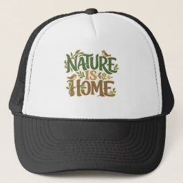 Nature Is Home Eco Nature Lover Hat キャップ