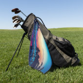 Nature Landscape Pool Palm Trees-25925 ゴルフタオル (グリーン)