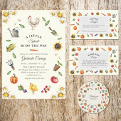 Nature| Little Sprout On The Way Baby Shower 招待状