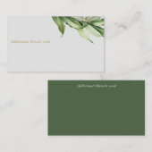 Nature Love Greenery追加詳細カード エンクロージャーカード (正面/裏面)