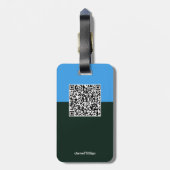 Nature LT04-0426 Luggage Tag ラゲッジタグ (裏面縦)