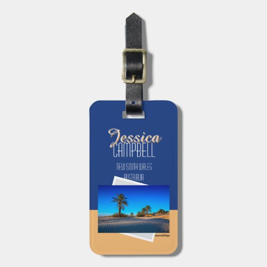 Nature LT08-0426  ラゲッジタグ (正面縦)