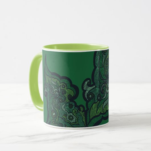 Nature Meets Geometry Mug マグカップ (正面左)