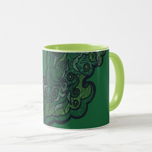 Nature Meets Geometry Mug マグカップ (正面右)