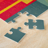 Nature Minimalist Black Labrador Canoe ジグソーパズル (側面)