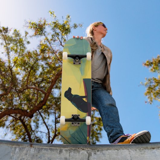 Nature Minimalist Black Labrador Canoe スケートボード (室外1)