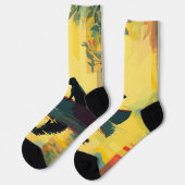 Nature Minimalist Black Labrador Canoe ソックス (左)