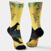 Nature Minimalist Black Labrador Canoe ソックス (傾斜あり)