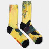 Nature Minimalist Black Labrador Canoe ソックス (右)