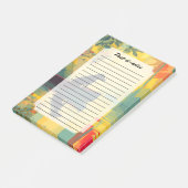 Nature Minimalist Black Labrador Canoe ポストイット (アングル)