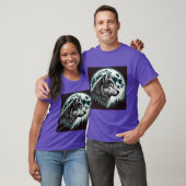 Nature Moon Alpha Cute Wolf Moon nature retro Tシャツ (ユニセックス)