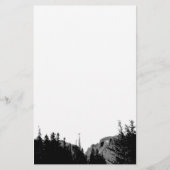 Nature/Mountain in B&W Stationery 便箋 (正面)