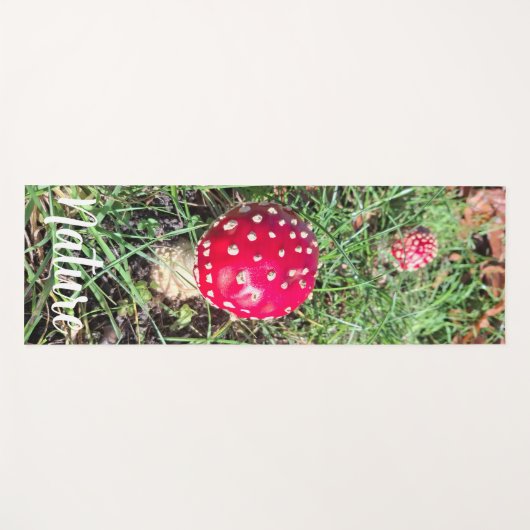 Nature mushroom  ヨガマット (正面(横))