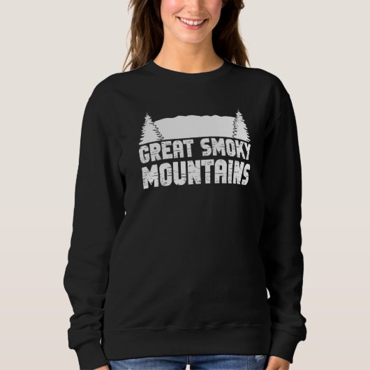 Nature  National Park Vacation Great Smokey Mounta スウェットシャツ (正面)