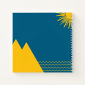 Nature Pattern Spiral Notebook ノートブック (裏面)