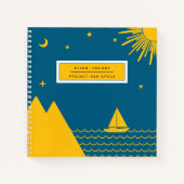 Nature Pattern Spiral Notebook ノートブック (正面)