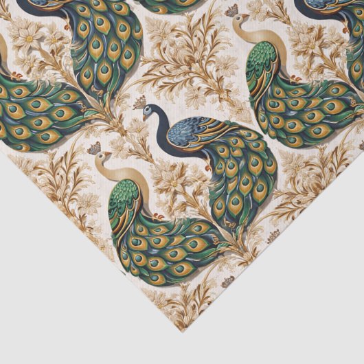 Nature Peacock Gold Elegance 薄葉紙 (詳細)