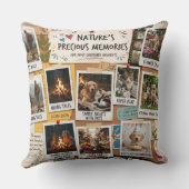 Nature & Pets Memory Collage Design クッション (裏面)
