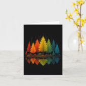 Nature Reflection Forest Trees Outdoor Wildlife Hi カード (黄色い花)