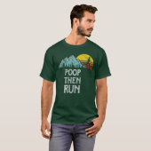 Nature Rush Outr Sportshreads Poophen Run Funnyrai Tシャツ (正面フル)