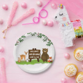 Nature Rustic Woodland Party Forest Animals  ペーパープレート (パーティー)