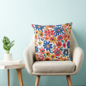 Nature’s Blooming Touch 20x20 Throw Pillow クッション (椅子)