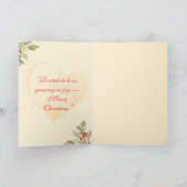 Nature’s Christmas – Minimal Botanical Holiday  カード (内部)