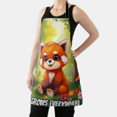 Nature’s Hug in a Cute Red Panda エプロン (インサイチュ)