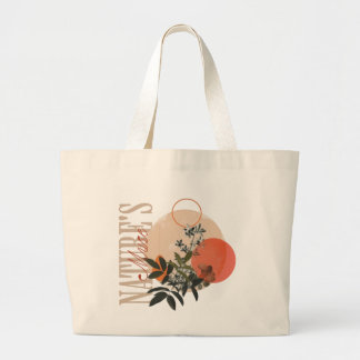 Nature’s Muse Floral Tote Bag ラージトートバッグ
