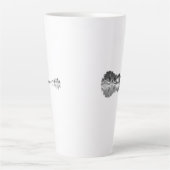 Nature’s Song: Forest Landscape Guitar Art カフェラテマグ (正面)