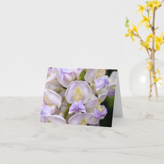 Nature’s Touch – Blank Greeting & Thank You Card カード (黄色い花)