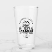 Nature Scene of Glacier National Park, Montana タンブラーグラス (正面)