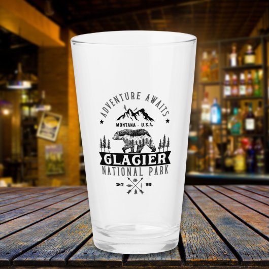 Nature Scene of Glacier National Park, Montana タンブラーグラス