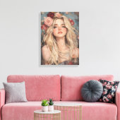 Nature Scenery Wall Art Canvas Peaceful Home Decor キャンバスプリント (インサイチュ (リビング))