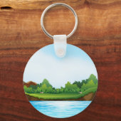 Nature Scenery with River Tank-22805 キーホルダー (裏面)