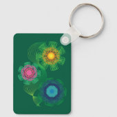 Nature Shapes and Lines Patterns  キーホルダー (裏面)