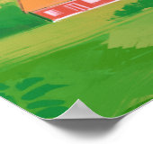 Nature Solitude Aesthetic Landscape Poster  ポスター (角)