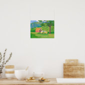 Nature Solitude Aesthetic Landscape Poster  ポスター (キッチン)