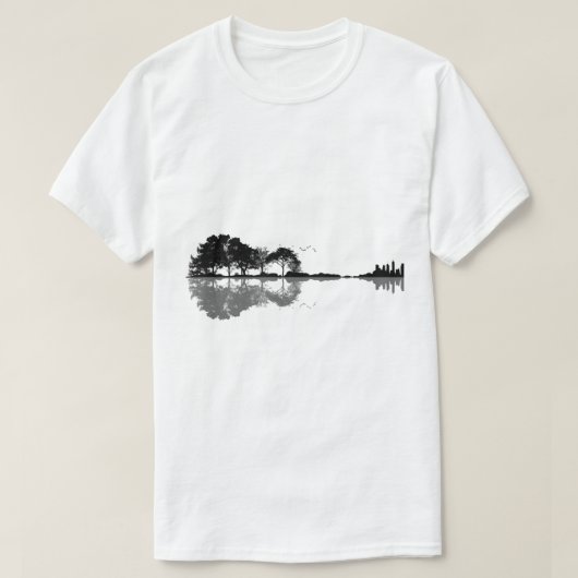 Nature Soundwave Reflection Art Tシャツ (デザイン正面)