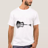 Nature Soundwave Reflection Art Tシャツ (正面)