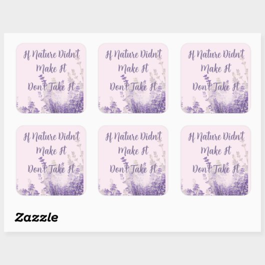 Nature Sticker スクエアシール (シート)