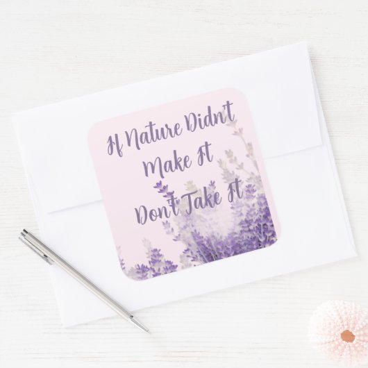 Nature Sticker スクエアシール (封筒)