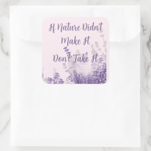 Nature Sticker スクエアシール (バッグ)