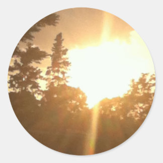 Nature stickers ラウンドシール