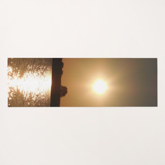 Nature sunset, zonsondergang  ヨガマット (裏面(横))