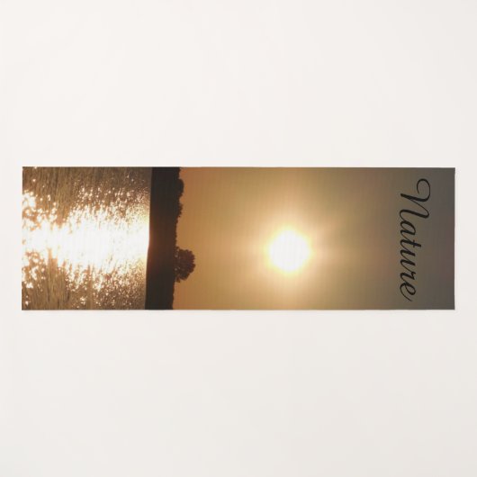 Nature sunset, zonsondergang  ヨガマット (正面(横))